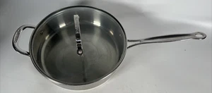 Cuisinart 3 Qt Sauté 10" Skillet Fry Pan  With Lid Model # 7333-24HG - Picture 1 of 13