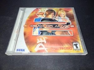 Dead or Alive 2 DOA II Tecmo Sega Dreamcast DC COMO NUEVO estado COMPLETO + ¡tarjeta regular! - Imagen 1 de 5
