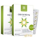 Healthspan CBD Oil 384mg, 60 Capsules of 6.4mg CBD, with Vitamin D3