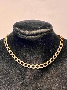 ATEMBERAUBENDES DAMEN KINDER 9 KT 9 K MASSIV GOLD PANZER GLIEDERARMBAND 7,25" KETTE 9 KT 375 - Bild 1 von 7