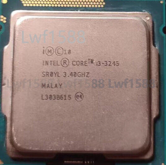 Intel SR0YL Core i3-3245 3.40GHz dual-core 5.00GT/s DMI 3MB Level 3 cache socket - Image 1 of 1