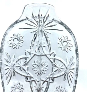 Vintage Mid Century Modern Anchor Hocking Star of David Oval Divided Relish Dish - Picture 1 of 5