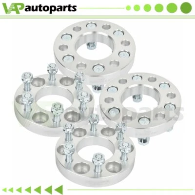 4Pcs 1" Wheel Spacers 6x4.5 For 1991-2004 Dodge Dakota 1997-2003 Durango 1/2"x20 - Image 1 of 4