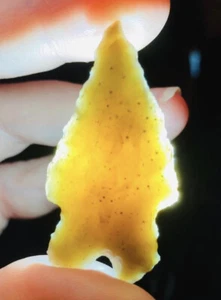 authentic arrowhead pre 1600 Amazing Deep South Translucent Dalton LeCroy Point - Picture 1 of 4