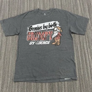 Disney Grumpy Camicia Uomo Grigio Medio Divertente Disneyland Disney World Resorts - Foto 1 di 8