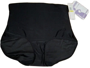 Panty Tank Panty Shaper Vita Alta Donna M Nero Controllo Liscio Comfort NUOVO - Foto 1 di 4