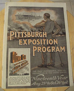 RARE/Amazing 1907 Souvenir~"PITTSBURGH EXPOSITION PROGRAM"~Sousa~VERY NICE~ - Picture 1 of 12
