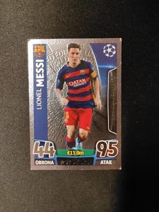 Match Attax 2015/2016 Lionel Messi Silver Limited Edition - Zdjęcie 1 z 2