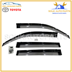08611-60200 Genuine Toyota WINDOW VISORS RAIN GUARDS OEM 0861160200