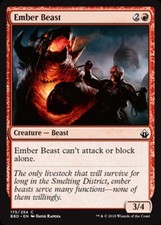 4x Ember Beast MTG Battlebond NM Magic Regular