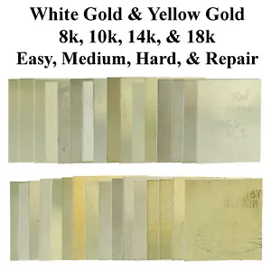 Soldadura de un gramo de oro blanco y amarillo 8k 10k 14k 18k reparación de joyas fácil mediana - Imagen 1 de 49