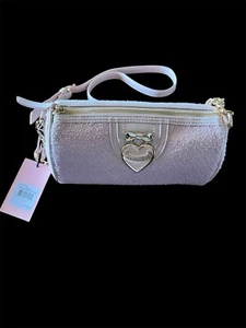 Juicy Couture Pink Clay Precious Moments Roll Bag Crossbody Bag SALE - Picture 1 of 11