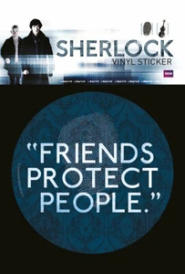 Sticker Sherlock Friends Protect People - Imagen 1 de 1