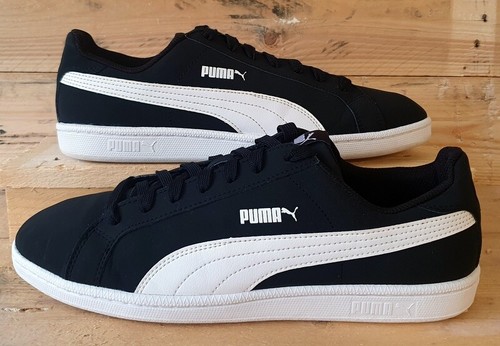 Puma Smash Buck scarpe da ginnastica basse in pelle UK10 US11 EU44.5 356753 02 nero bianco