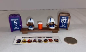 Indianapolis Colts All-star Teenymates Bundle w/ Lockers, Bench & Cooler! - Picture 1 of 1