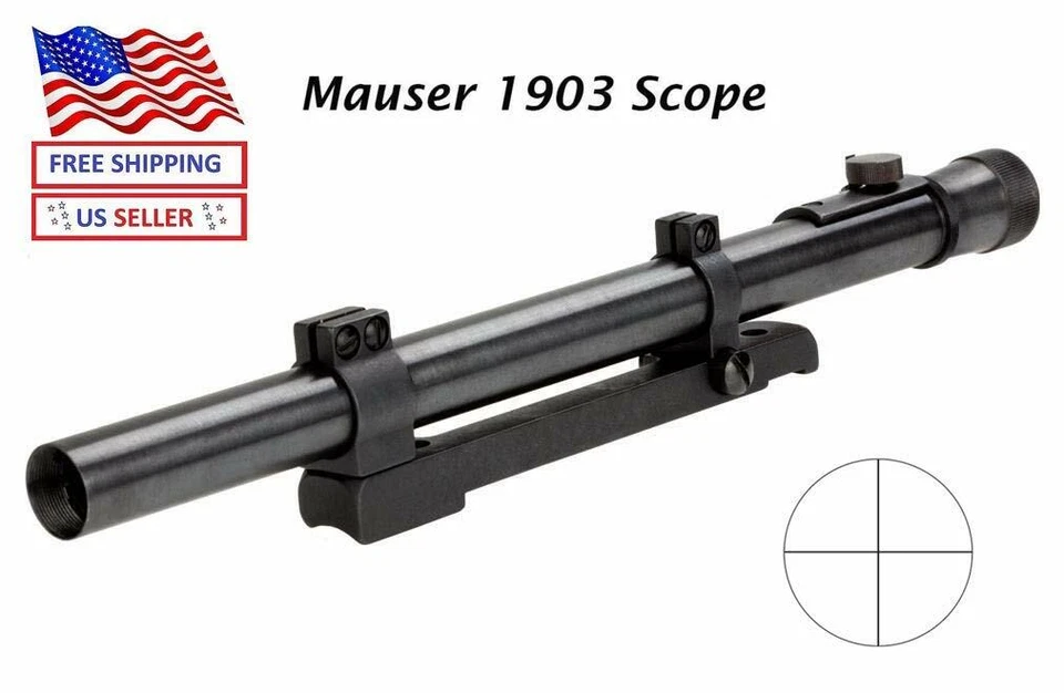 SPRINGFIELD 1903 A4 Rifle Scope Steel Tube W/ Steel Mount Drill and Tap included - Image 1 of 4