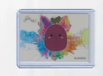 2024 Panini Squishmallows S. 1 Trading Card Claudia No. 9 Color Blast Prizm SSP - Image 1 of 2