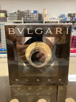 Bvlgari Black Cologne Perfume Unisex Eau De Toilette Spray 2.5 oz Sealed Box   - Image 1 of 3