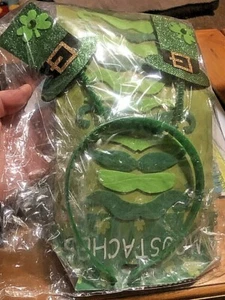 St Pattys Day Multipack Kostüm Zubehör Set St Patricks Day 12-teilig NEU - Bild 1 von 8