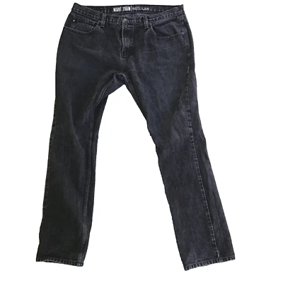 Jeans masculino Free World Night Train 38 x 32 preto regular perna reta jeans - Imagem 1 de 4