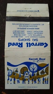 Vintage Carroll Reed Ski Shops Matchbook - Picture 1 of 3