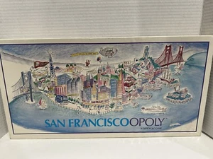1989 Cityopoly San FranciscoOpoly Monopoly Style Game Night Board Game - Picture 1 of 8