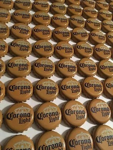 5 neue Corona Light Bier Kronkorken, KEINE Dellen oder Crimpen, Top Zustand - Bild 1 von 3