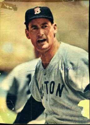 Ted Williams PSA/DNA Vintage Signed  8x10 Photo Autograph - Image 1 of 2