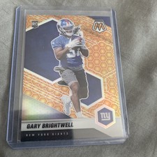 2021 Panini Mosaic Gary Brightwell RC Honeycomb Case Hit SSP Rookie Card Giants
