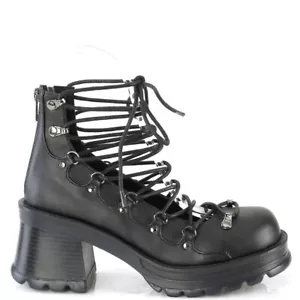 Demonia Bratty-32 Vegan Leather Shoes • Ships in 2-4 Weeks • Gothic - Picture 1 of 4