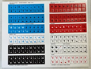 Star Fleet Battles Advanced Missions Countersheet & Misc. Map Panels - Picture 1 of 5