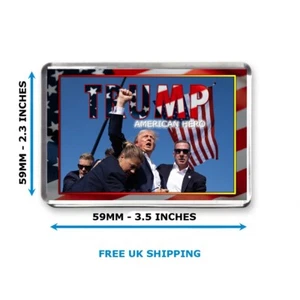 Donald Trump - Kühlschrankmagnete - American Hero - exklusiv von Mashed Designs - Bild 1 von 8