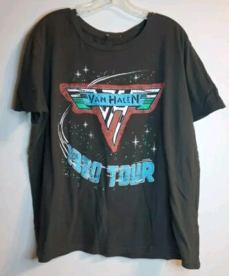 Van Halen 1980 Tour Reprint Double-stitched (See Description For Sizing) - Image 1 of 4