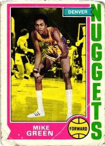 MIKE GREEN 1974-75 Topps Basketball #254  READ FOR $1 PROMO RULE  B17R4S25P1