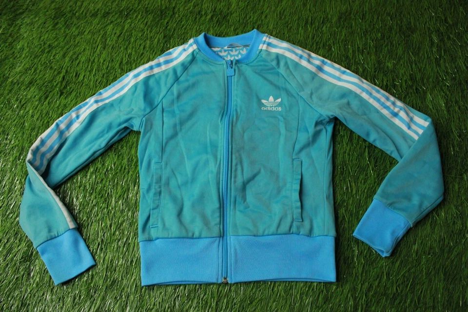 CHAQUETA DEPORTIVA ADIDAS ORIGINAL CLÁSICA 3 RAYAS CASUAL MUJER TALLA 36 Foto 1 de 4