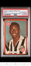 AA: AUTHENTIC 1960 MIROIR-SPRINT FOOTBALL PLAYING CARD PELE ACE OF DIAMONDS-RED 