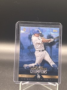 2020 Topps X Ben Baller #16 Austin Barnes Dodgers World Series Champions