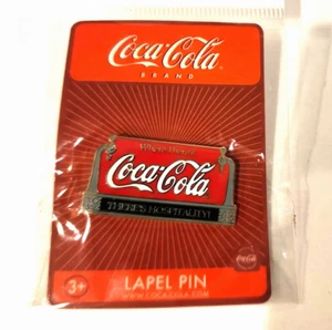 Coca-Cola Collectibles Lapel Pin "Where There's Hospitality" New Sealed - Picture 1 of 4