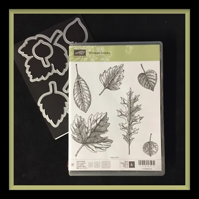 Stampin' Up! Juego de estampillas y troqueles de folleto de hojas vintage #421 Foto 1 de 4