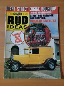 1001 Custom and Rod Ideas February 1977 ~ VERY GOOD VG ~ Vintage Hot rod - Picture 1 of 1