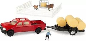 1/32 Red Pickup Truck Haying Farm Set by ERTL 47598 - Picture 1 of 1