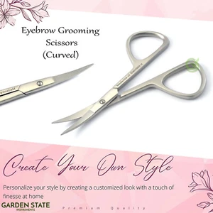 Universal Nose Hair Trimming Scissors Curved Eyebrow Ear Nose Hair Cut Pain-Free - Picture 1 of 1