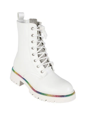 Sissi Miss Anfibi donna stringati con tacco e strass colorati - Immagine 1 di 4