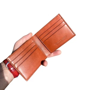 Personalisierte Geldbörse Portemonnaie Geldbeutel Handgefertigte Portmonee - Bild 1 von 9