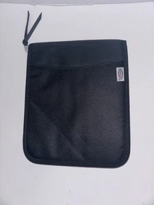 3-Ring Zippered Binder for Loose-Leaf Log Sheets Black LB-001BK 10.5 x 8.5 - Picture 1 of 2