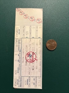 TIM SALMON MLB DEBUT 1992 Angels Yankees FULL Ticket Stub MATTINGLY HR WILLIAMS - Bild 1 von 6