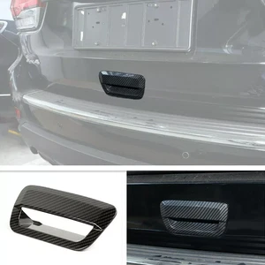 For 2014-2021 Jeep Grand Cherokee Carbon Fiber Rear Trunk Door Handle Bowl Cover - Picture 1 of 9