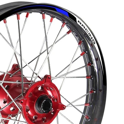 Pegatinas de rueda azul para moto de cross MX para Suzuki DR200S 19 20 21 22 23 21/18 pulgadas R02 Foto 1 de 4