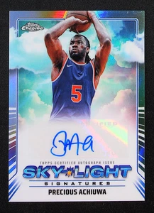 2024 Topps Chrome Sky-Light Signatures Rifrattore Prezioso Achiuwa #SLS-PAC Auto - Foto 1 di 2