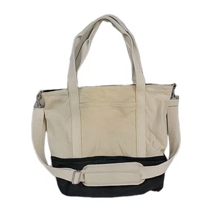 Lo & Sons Catalina Deluxe White Navy Organic Canvas Large - Picture 1 of 5